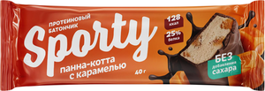 Батончик протеиновый Sporty Панна-котта с карамелью