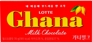 Шоколад молочный Lotte Гана