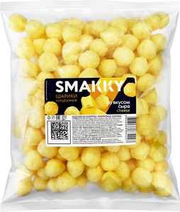 Шарики кукурузные Smakky со вкусом сыра