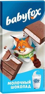 Шоколад Babyfox плитка тонкая