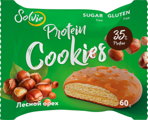 Печенье протеиновое Solvie Лесной орех