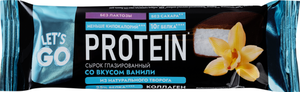 Сырок творожный Let'S Go безлактозный с коллагеном со вкусом ванили 5%