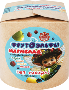 Мармелад Новгородская Кф Фрутоэльфы с кокосом
