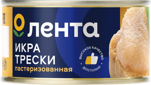 Икра трески Лента пробойная соленая