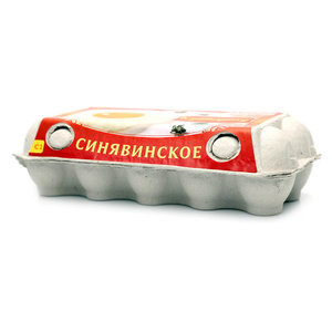 Яйца куриные «Синявинское» К завтраку с ярким желтком С1 белое, 10 шт