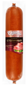 Колбаса варено-копченая Вязанка Сервелат Столичный