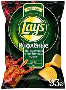 Чипсы Lay's Лангустины в соусе