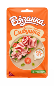 Колбаса вареная Вязанка Сливушка в нарезке