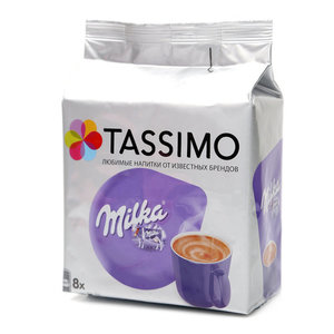 Напиток растворимый с какао Milka (Милка) в капсулах 8 шт ТМ Tassimo (Тассимо)