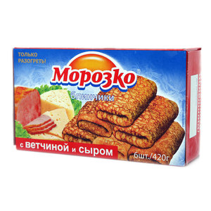 Блины с ветчиной и сыром ТМ Морозко