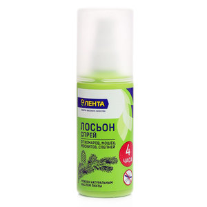 Лосьон спрей от комаров, мошек, москитов, слепней ТМ Лента
