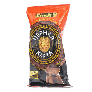 Кофе натуральный молотый для турки ТМ Черная карта