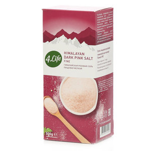 Соль гималайская розовая ТМ 4Life (ФоЛайф)