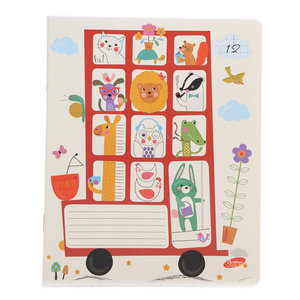 Тетрадь школьная 12 листов в клетку ТМ Academy Style (Академи Стайл)