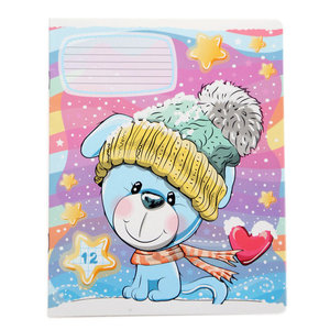 Тетрадь школьная 12 листов в клетку ТМ Academy Style (Академи Стайл)