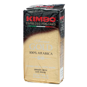 Кофе натуральный жареный молотый Aroma Gold 100% Arabica TM Kimbo (Кимбо)