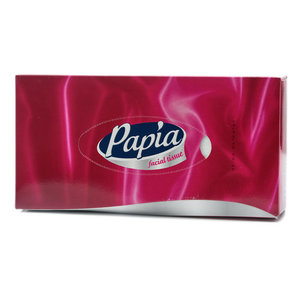 Бумажные салфетки в коробке 2 слоя 100 шт. ТМ Papia (Папайя)