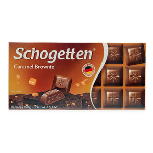 Молочный шоколад - шоколадный крем брауни с кусочками печенья с какао и кусочками карамели ТМ Schogetten (Шогеттен)