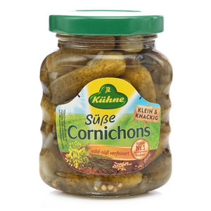 Корнишоны сладкие ТМ Kühne (Кухне)
