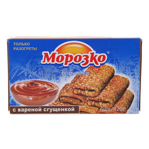 Блинчики сладкие «Морозко» с вареной сгущенкой замороженные, 420 г
