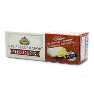 Творожный чизкейк с ванилью и молочным шоколадом ТМ Б.Ю.Александров