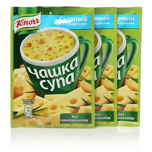 Супы в пакетиках knorr