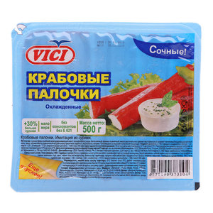 Крабовые палочки охлажденные Для перекуса ТМ Vici