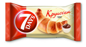 Круассан с кремом какао ТМ 7Days (Севен Дейс)