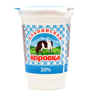 Продукт молокосодержащий Альпийская коровка 20% СЗМЖ