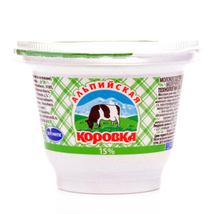 Молокосодержащий продукт Альпийская коровка 15% СЗМЖ