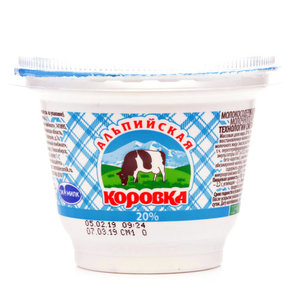 Сметанный продукт ТМ Альпийская коровка
