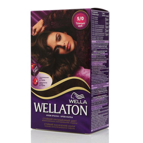 Wellaton крем краска для волос стойкая темный шоколад