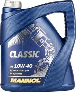 Масло моторное гидросинтетическое 10W-40 Mannol Classic, 4 л