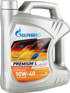 Масло моторное Gazpromneft Premium L 10W-40, 4 л