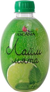 Напиток сильногазированный Ascania Лайм мята, 0,33 л