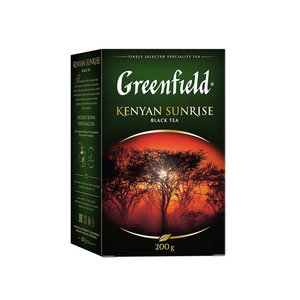 Чай черный Kenyan Sunrise (Кенья Санрайз) листовой ТМ Greenfield (Гринфилд)