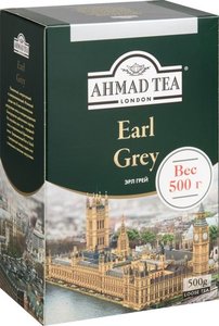 Чай черный Earl Grey (Эрал Грей) листовой с бергамотом ТМ Ahmad Tea (Ахмад Ти)