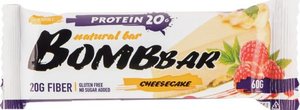 Батончик протеиновый BombBar Малиновый чизкейк, 60 г