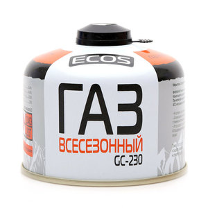 Газовый баллон для портативных газовых приборов GC-230 ТМ Ecos (Экос)