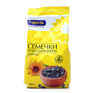 Семечки подсолнечника жареные ТМ Лента