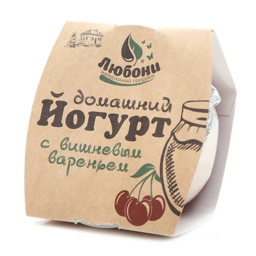 Йогурт с вареньем