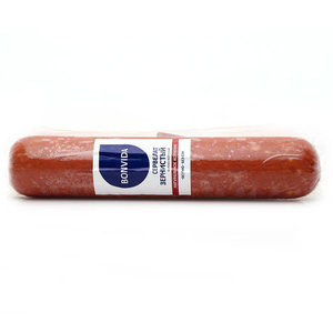 Колбаса сервелат Зернистый варено-копченый ТМ Bonvida (Бонвида)