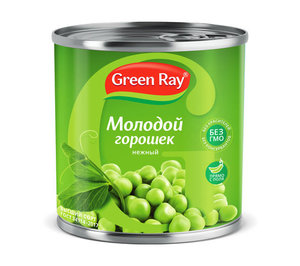 Горошек нежный деликатесный ТМ Green Ray (Грин Рэй)