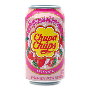 Напиток безалкогольный сильногазированный Клубника со сливками ТМ Chupa Chups (Чупа Чупс)