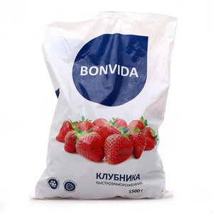 Клубника быстрозамороженная ТМ Bonvida (Бонвида)