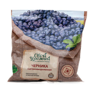 Черника быстрозамороженная ТМ Свой урожай