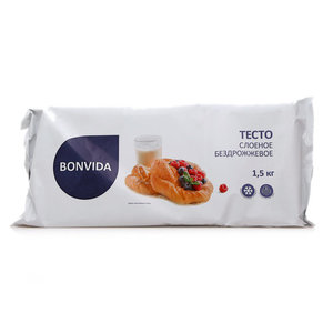 Тесто слоеное бездрожжевое ТМ Bonvida (Бонвида)