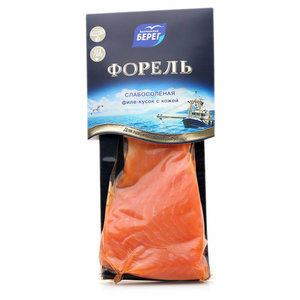 Форель слабосоленая филе-кусок с кожей ТМ Балтийский берег