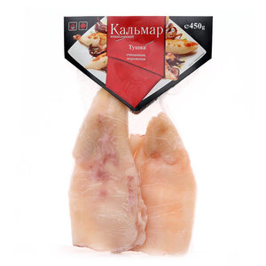 Кальмар Командорский тушка очищенная, мороженая
