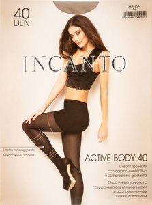 Колготки женские Active body (Актив боди) цвет: melon/загар, размер 4, 40 den ТМ Incanto (Инканто)